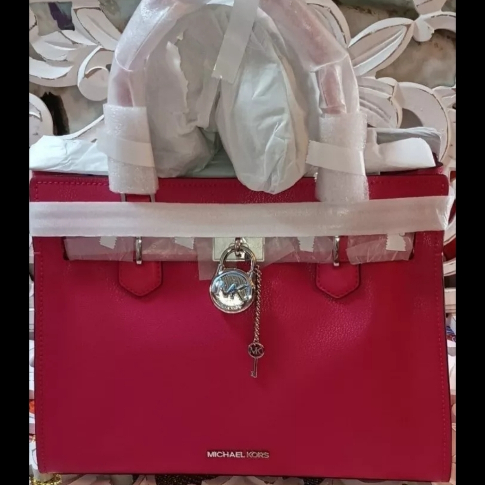 NEW! MICHAEL KORS MEDIUM HAMILTON SATCHEL